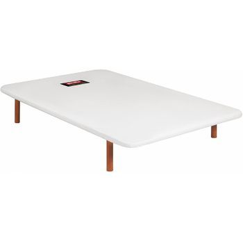 Base Transpirable Pikolin Con Tapizado 3d Color Blanco (135 X 190 Cm)