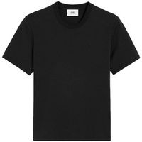 ami paris camiseta t-shirt uts027726001 black para hombre