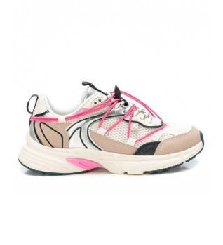 Xti para mujer. 14405203-NUDE Zapatillas 144052 multicolor (37), Plano, Cordones, Casual, Deportivo, Multideporte