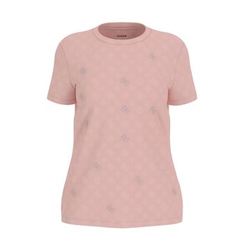Guess Athleisure Camiseta Gloriaeony Beige V5YI04 I3Z14-P1MJ