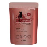 catz finefood pouches 8 x 85g - poultry