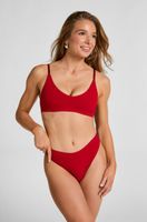hunkemoller tanga de tiro alto dianne rojo
