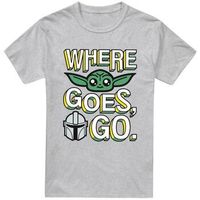 disney camiseta where grogu goes para hombre