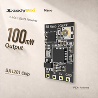receptor speedybee nano expresslrs 24ghz 100mw con antena ipex1 t de 07g para drones fpv compactos y construcciones de aeronaves rc 1 unidad 3 unidades 5 unidades