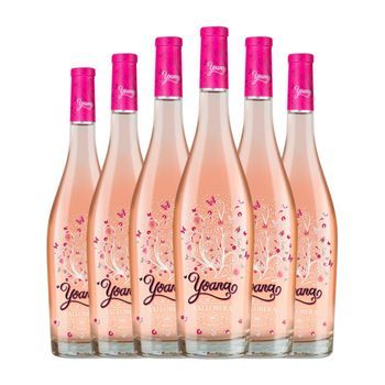 Vallobera Vino Rosado Yoana Rioja Joven 75 Cl 12% Vol. (pack De 6 Unidades)