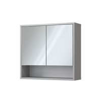 armario con espejo para bano eliza 70 x 65 cm con 2 puertas vicco