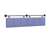 cabecero - mueble cabecero colgante azul jeans tela