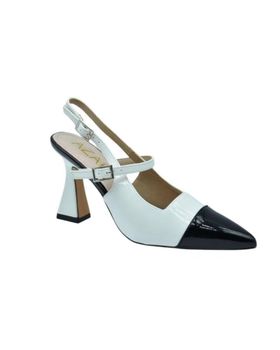 de AZAREY ZAPATO DESTALONADO CHAROL BLANCO