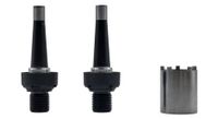kit de ejes de pedal look keo blade 53 mm negro