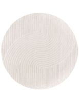 alfombras de interior y exterior cotara crema 120 cm redondo