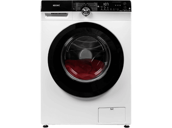 Lavadora carga frontal - KOENIC KWM 12113 A INV, 12 kg, 1400 rpm, 14 programas, Motor inverter, Blanco