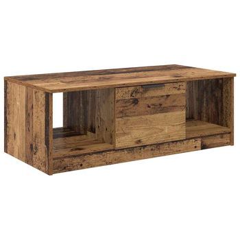 Mesa De Centro 100x50x36 Cm Madera - Marrón
