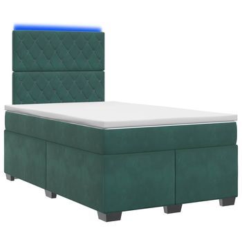 Cama Tapizada 120x200x140,5 Cm  - Verde