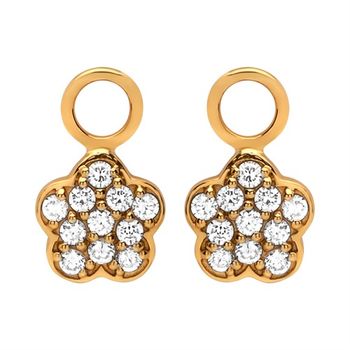 Colgante para sistema pendientes plata 925 circonita estrella