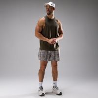 camiseta de tirantes ultra mesh velocity para hombre de mp - earth - xs