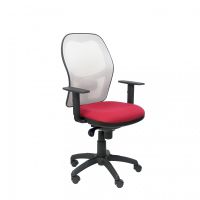 piqueras y crespo jorquera silla malla blanca asiento bali granate