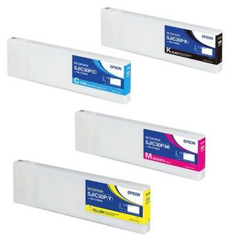 Original Multipack Epson ColorWorks C7500G Printer Ink Cartridges (4 Pack) -