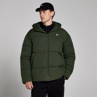chaqueta corta acolchada para hombre de mp - verde bosque - m