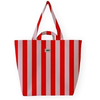 Lori Barcelona Bolsa Bold Stripe Bag - Pink/Red para mujer
