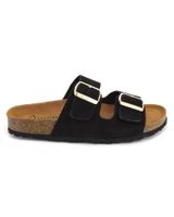 de autenti 355 zuecos o mules de mujer beige negro
