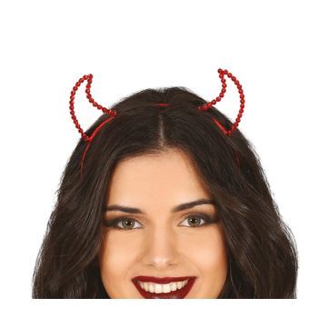 Diadema De Disfraz Para Adultos Con Diseños De Superheroína - Rojo