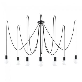 Lámpara colgante edison (7 luces)