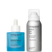 living proof phd advanced clean dry shampoo 90ml  scalp care density serum 50ml