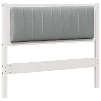 Cabecero，panel De Cabecero Tapizado Con Cabecera 100 Cm Madera De Pino Macizo