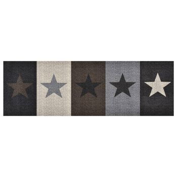 Alfombra De Cocina Lavable Stars 60x300 Cm Vidaxl