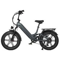 bicicleta electrica maxtron camel fat tire de 20 pulgadas bateria de 48 v y 18 ah gris