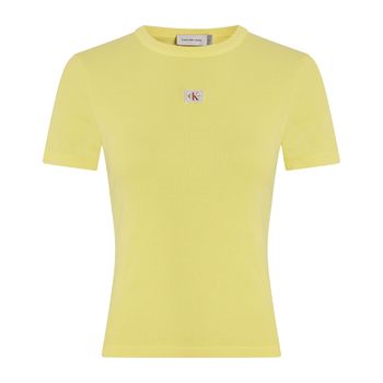 Calvin Klein Jeans. Camiseta con logo Verde J20J225244-LIN