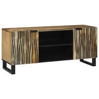 unidades de tv 105 x 33 x 46 cm marron madera de ingenieria vidaxl