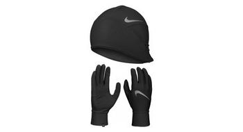 Nike essential running gorro   guantes negros para hombre