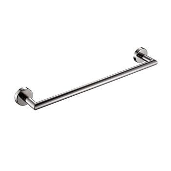 Toallero De Pared De Acero Cromado Pulido De 30 Cm