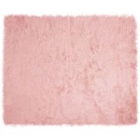 alfombra de de oveja sintetica tafalla rosa 200 x 280 cm vidaxl