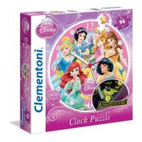 puzzle reloj princesas disney 96pz fluorescente