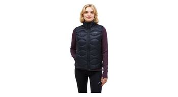 Chaqueta de pluma sin mangas peak performance helium down mujer negra