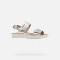 geox sandal costarei nina plateado