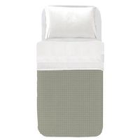 cubrecama infantil vichy verde -  cama 90x200 190x280