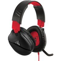 turtle beach recon 70n 20 gaming headset - black  red black