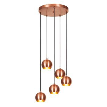 Lámpara De Techo Sivani-mr-999 Cobre Metal Diámetro 48x108 Cm