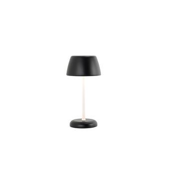 Lámpara Inteligente Trilli Wi-fi Azafrán - Led Recargable, Táctil, Aplicación Wi-fi, Cerámica Decorada En Blanco Y Negro