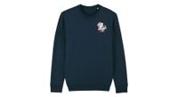 cois sudadera  la cafeina es gasolina  azul