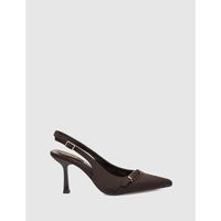 kamome trends zapatos de tacon salon destalonado rivas marron para mujer