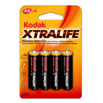 Kodak Xtralife Pack 4 Pilas Alcalinas AA LR06