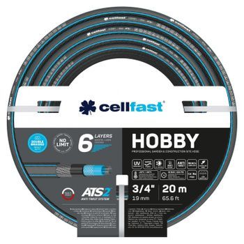Manguera De Jardín 20m 6 Capas Cellfast Hobby Ats2 ¾