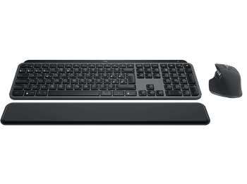 Pack Teclado + Ratón - Logitech Combo MX KEYS S, Inalámbrico, Bluetooth, Multidispositivo/sistema, Teclas programables, 8000ppp, Windows-Mac, Negro