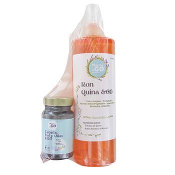 Pharma & Go Cabello Piel y Uña 30 Capsulas +Ron Quina 500 ml