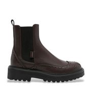 twinset para mujer 252tcp204 botines de piel tron marron 39 plano 1 a 3cm ninguno casual