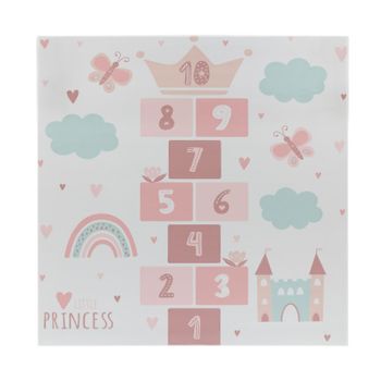 Alfombra infantil Bini beige 200 cm cuadrado